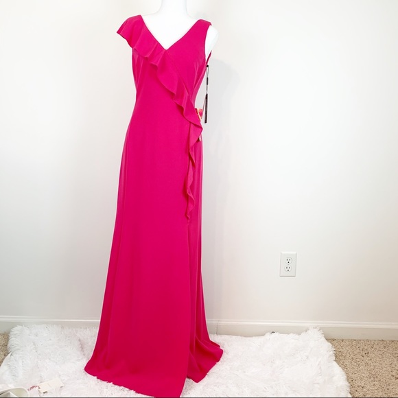 Karl Lagerfeld Paris Women's Ruffle Maxi Dress - Elegant Long Dress - View #6